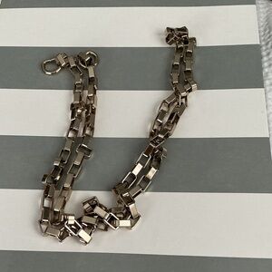 Silver Chain HEAVY 	handbag strap.